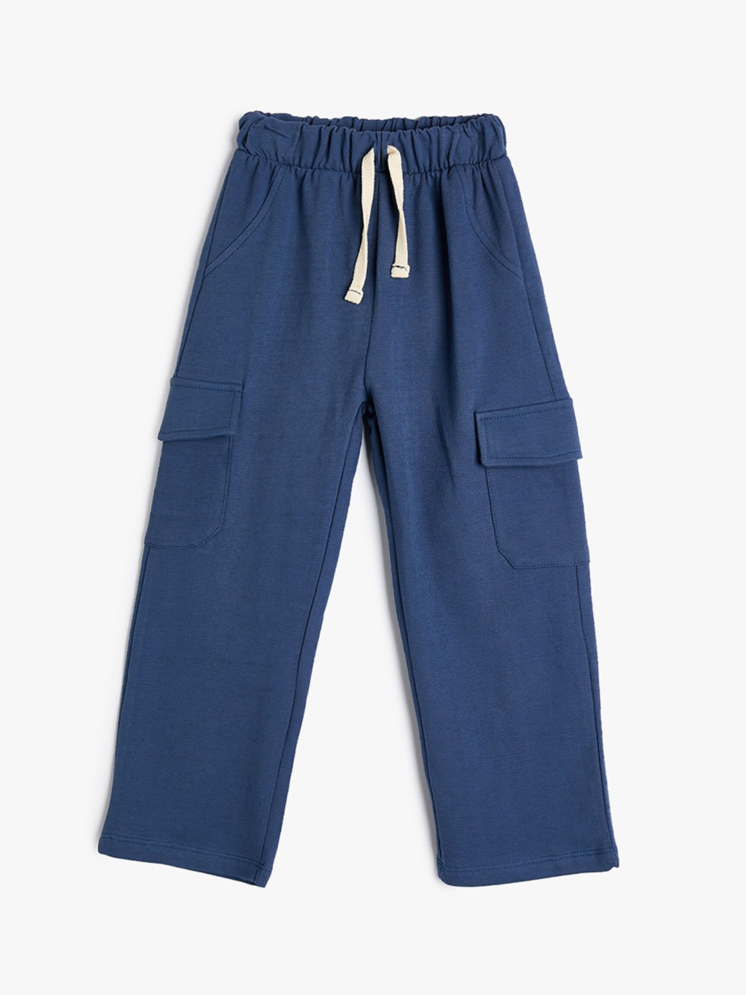 

Koton Infant Boys Pure Cotton Mid-Rise Track Pants, Navy blue
