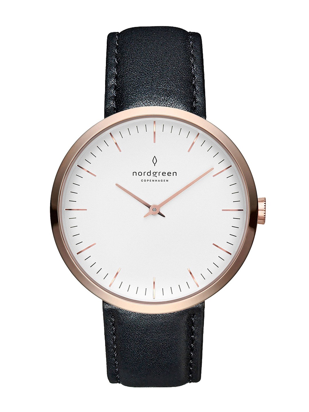 

Nordgreen Women Dial & Leather Wrap Around Straps Analogue Watch 5714205004909, Rose gold