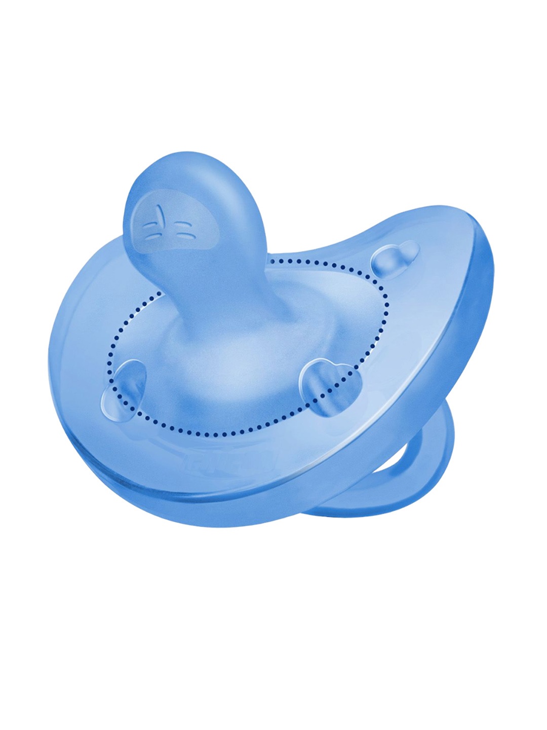 

Chicco Infants Pack Of 2 Silicone Soother, Blue