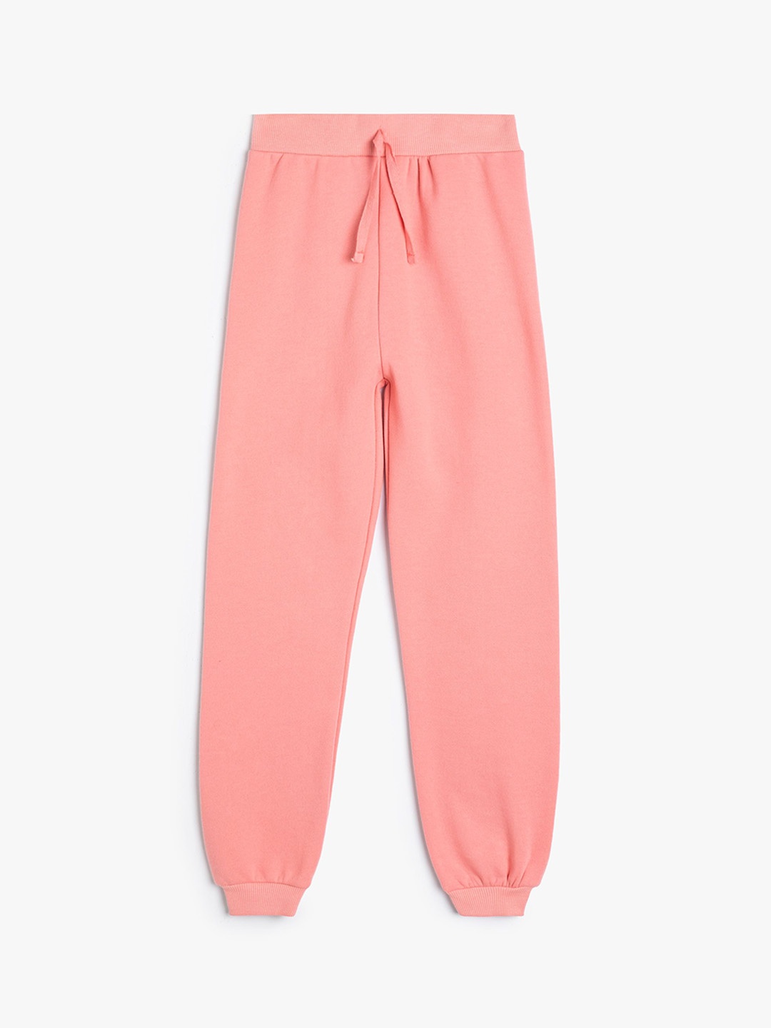 

Koton Girls Solid Mid-Rise Joggers, Pink