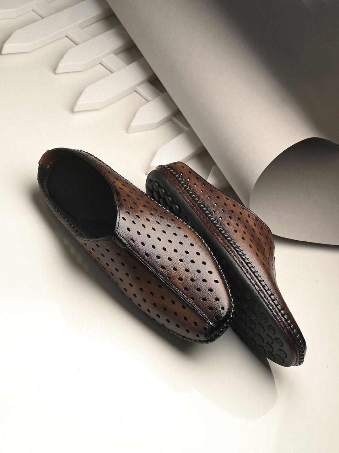 

SERVER Men Comfort Mules, Brown