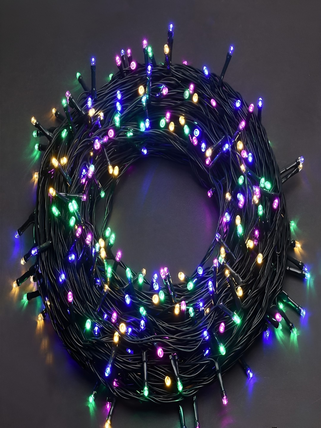 

Home Delight Yellow & Blue Rice Shape String Lights