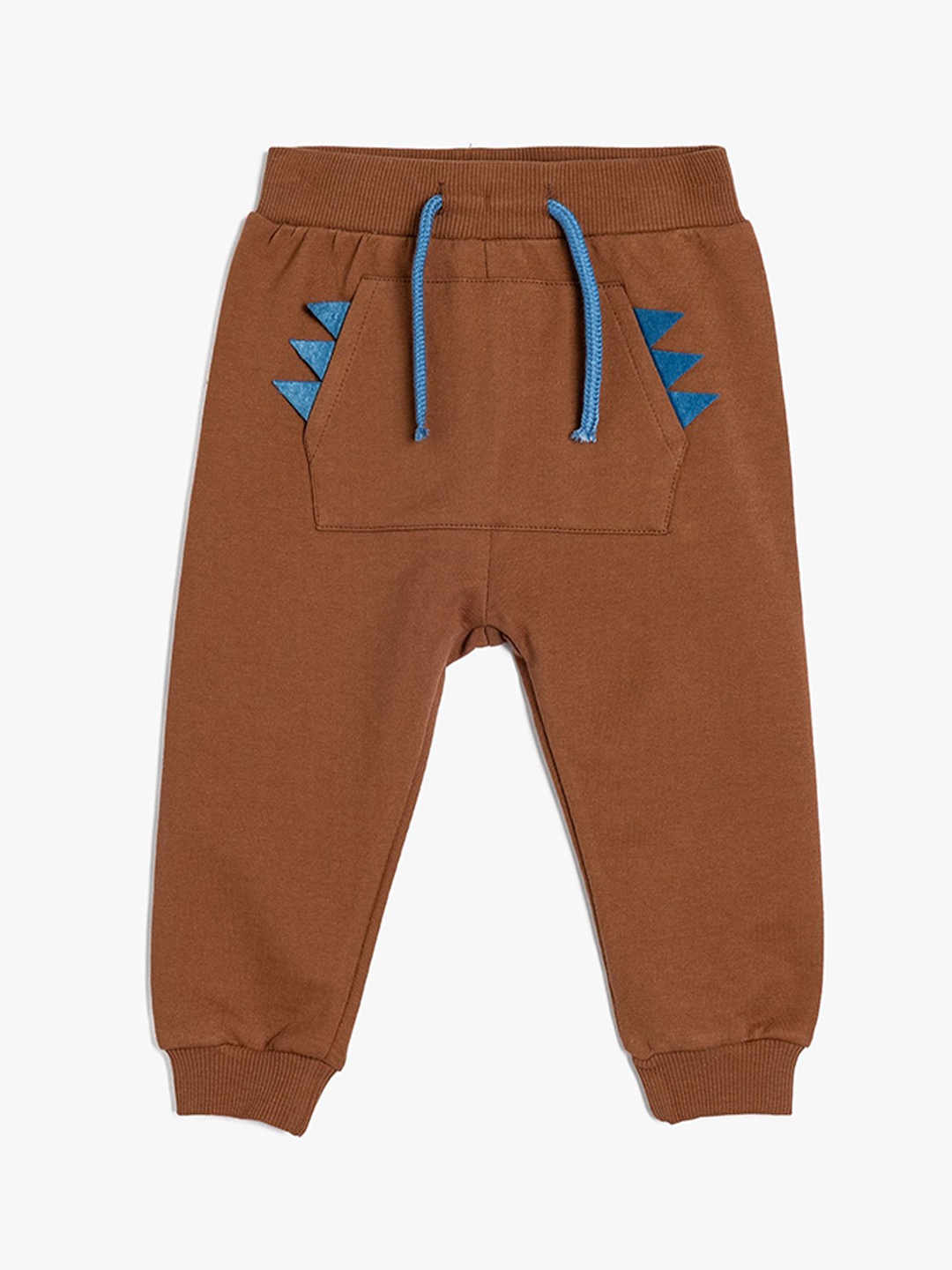 

Koton Boys Cotton Mid Rise Jogger, Brown