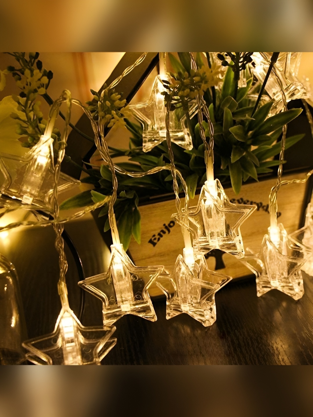 

Home Delight Yellow Photo Clip Shape String Lights