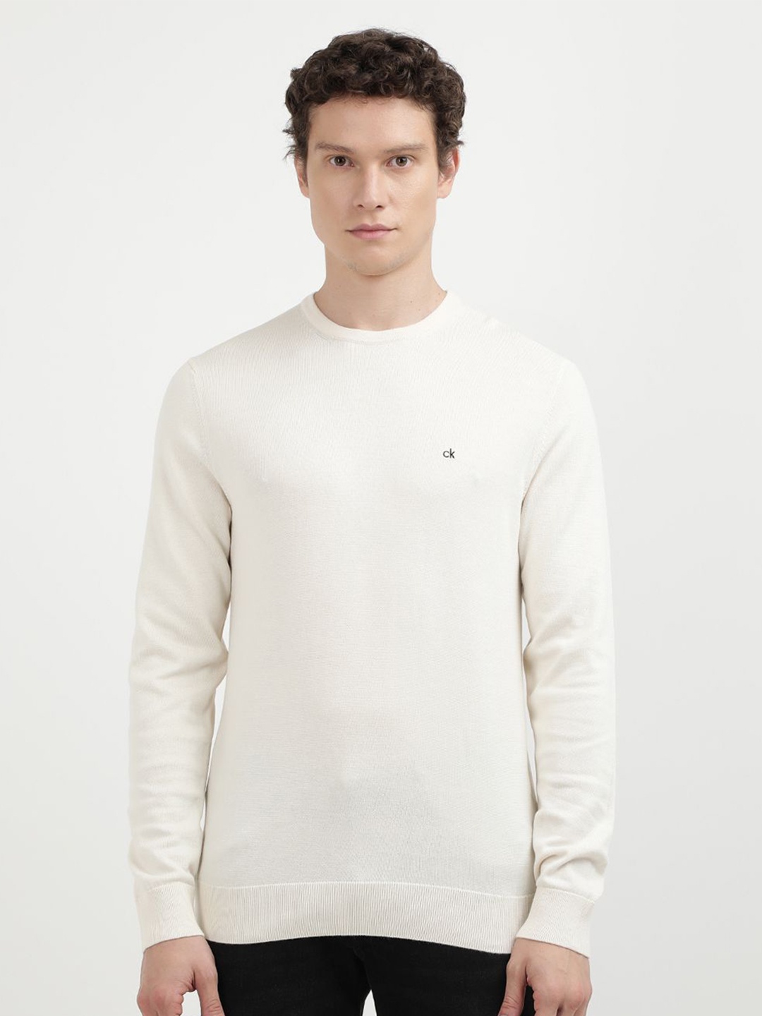 

Calvin Klein Jeans Men Pullover, Off white