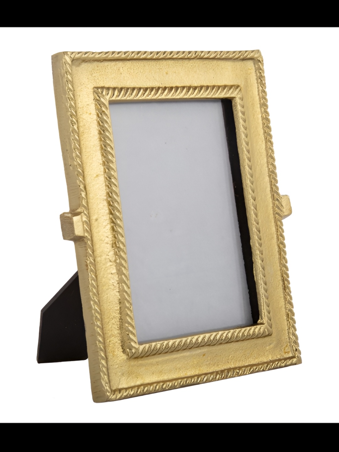 

House of Sajja Gold-Toned Metal Table Photo Frames