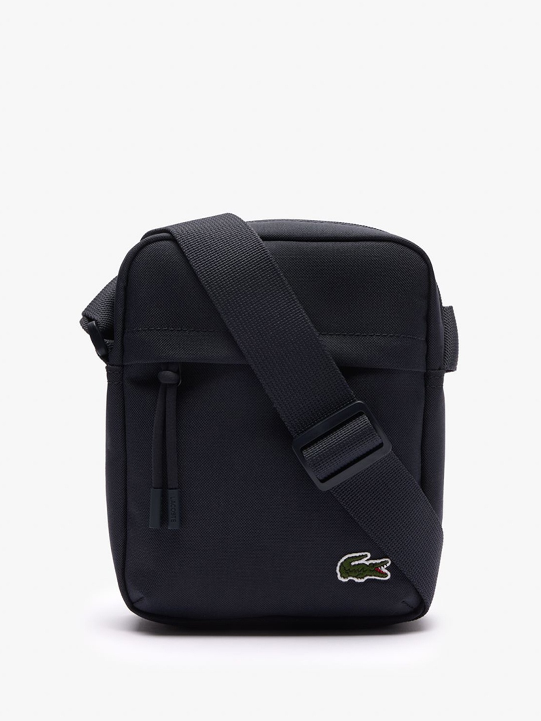 

Lacoste Textured Bucket Sling Bag, Blue
