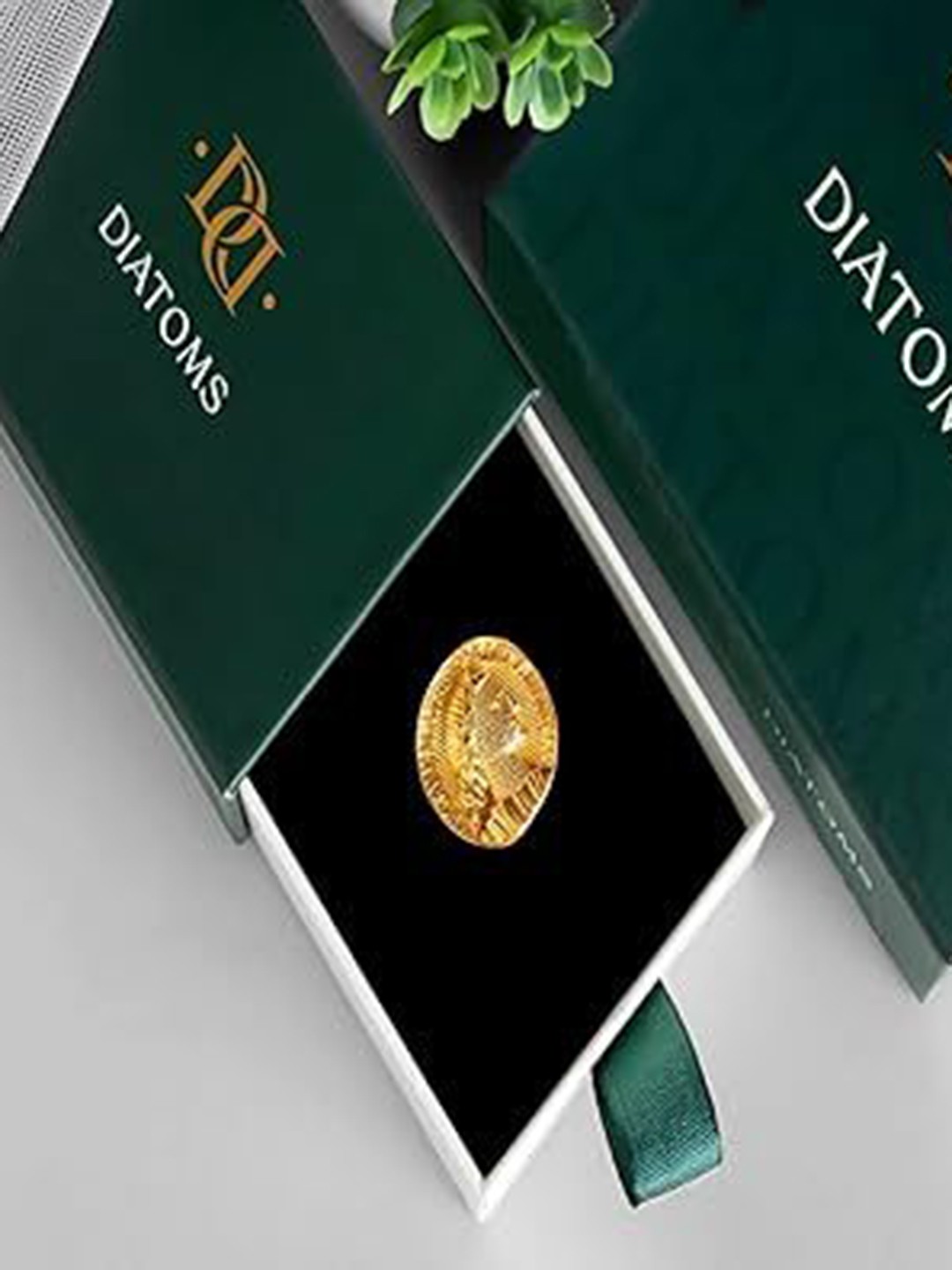 

DIATOMS 23KT Gold Plated Finger Ring