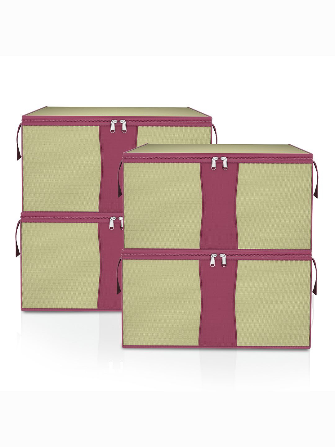 

Kuber Industries Beige Set of 4 Regular Drawer Organiser Organisers