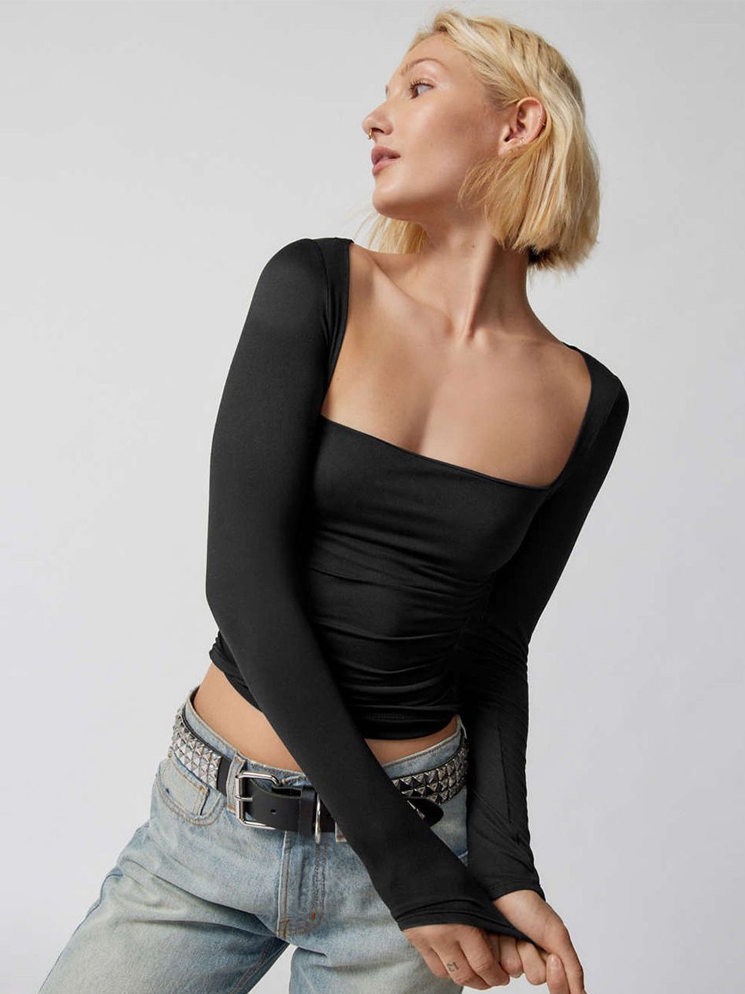 

HERE&NOW Crop Top, Black