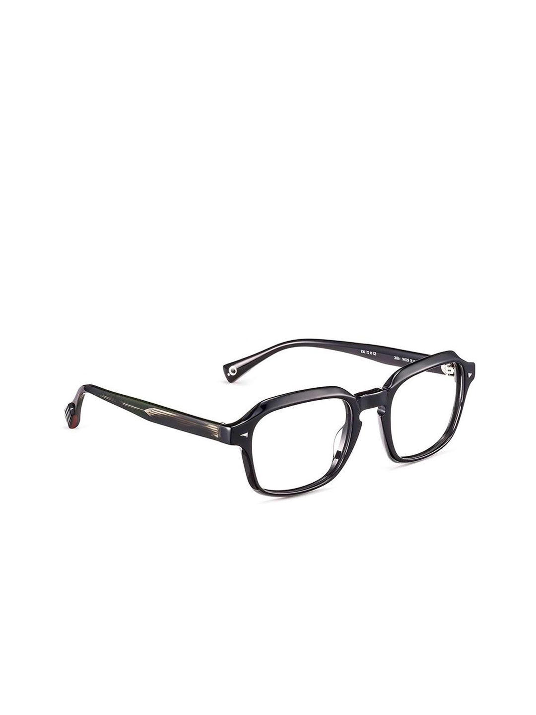 

Etnia Barcelona Unisex Full Rim Square Frames, Black