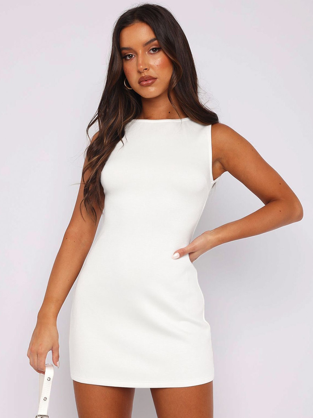 

HERE&NOW Print A-Line Dress, White