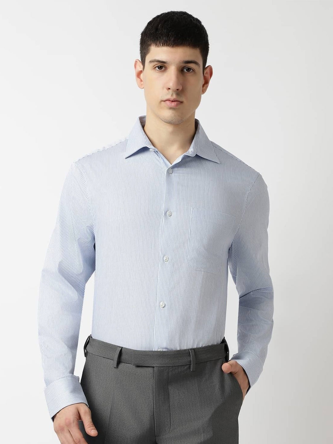 

Marks & Spencer Men Opaque Casual Shirt, Blue