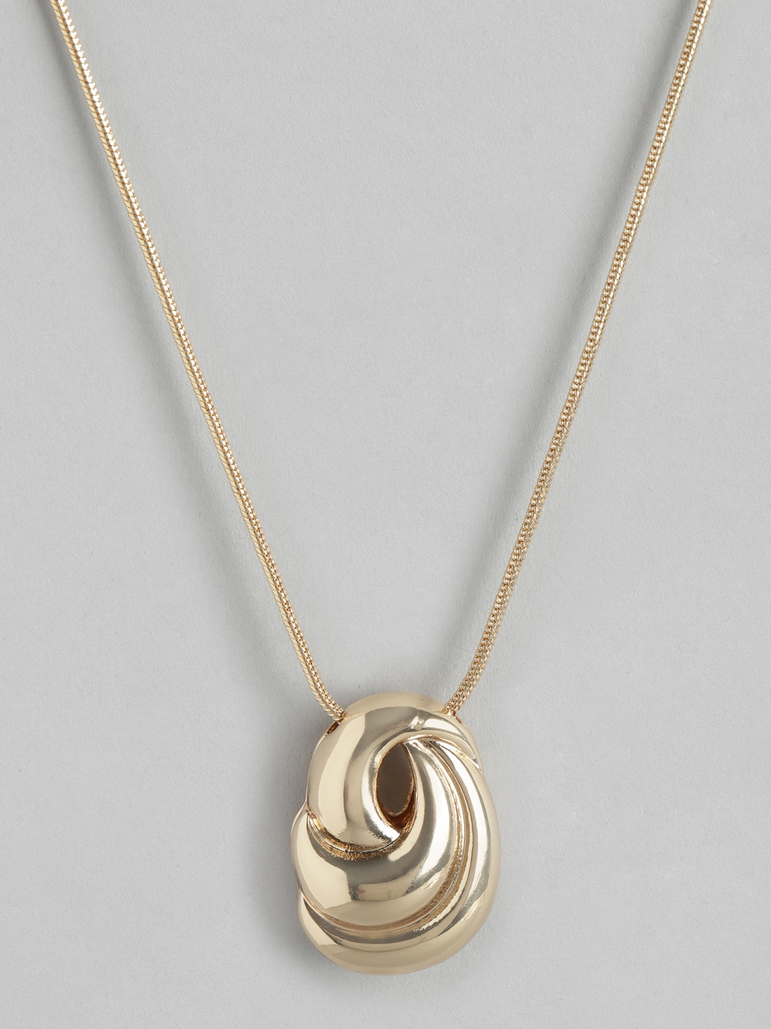 

Forever New Celine Oval Curve Pendant Necklace, Gold