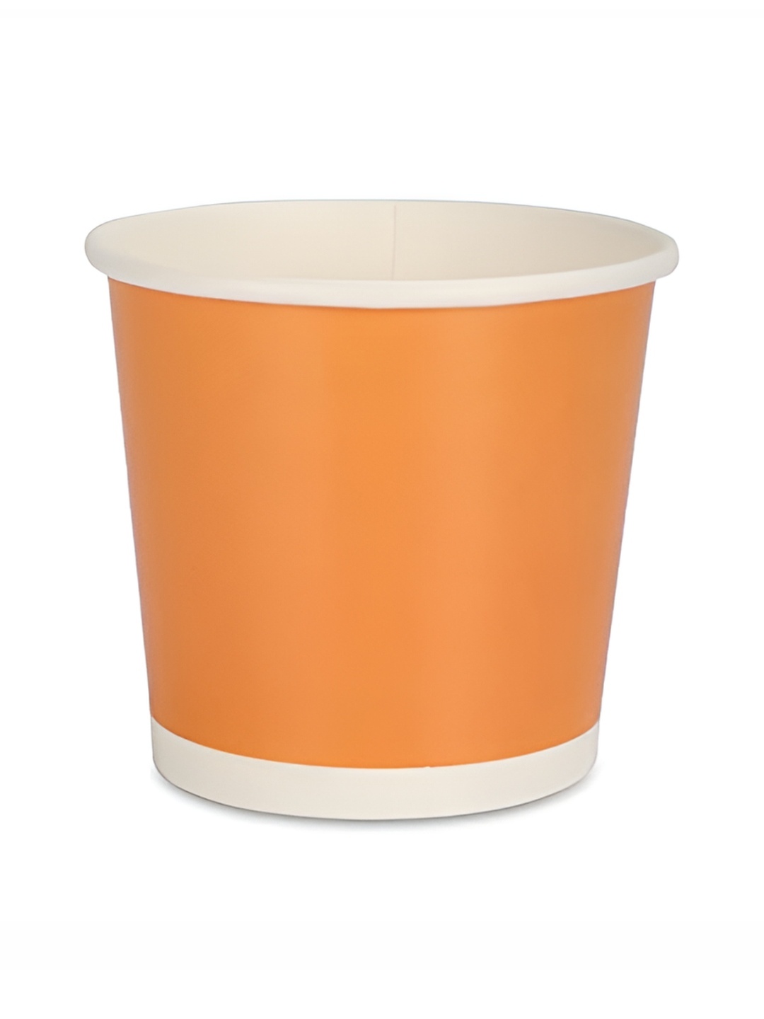 

e kysa 5 Pcs Orange Disposable Paper Cups