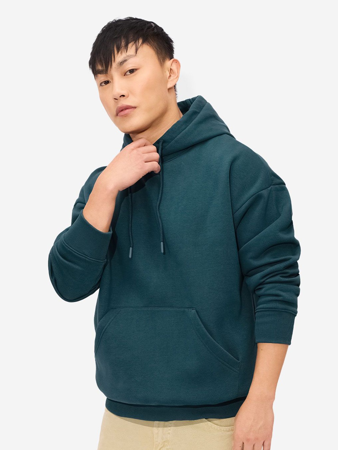 

The Souled Store Men Hoodies, Teal