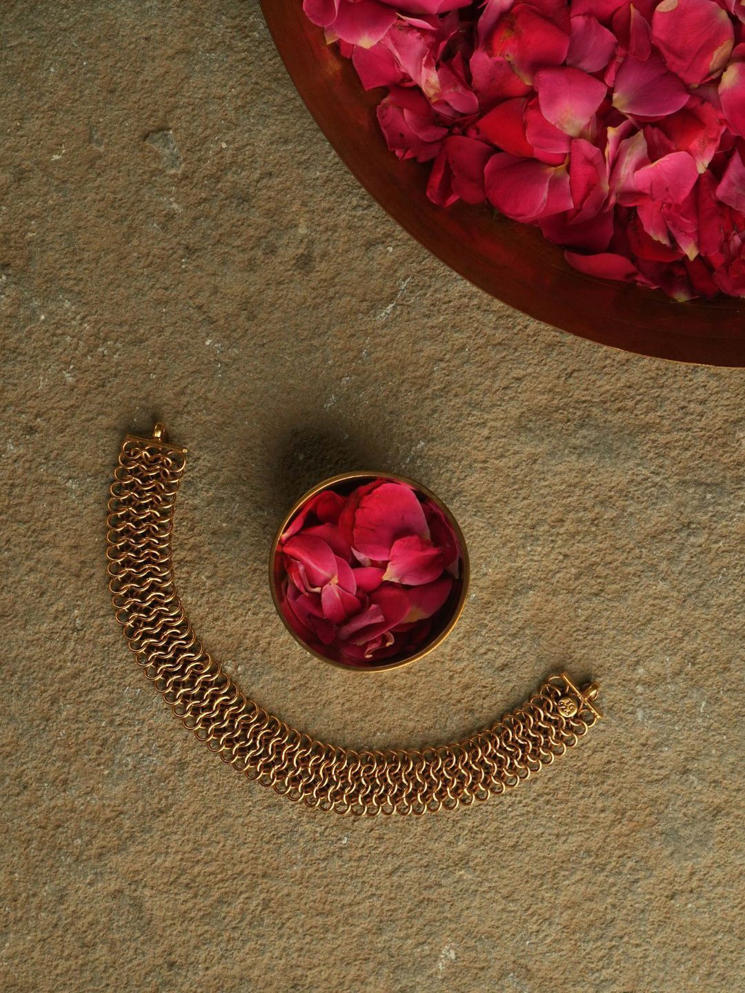 

Divas Mantra 92.5 Sterling Silver Gold-Plated Neharika Necklce