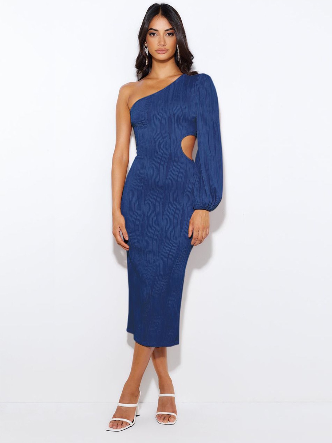

HERE&NOW Bodycon Midi Dress, Blue