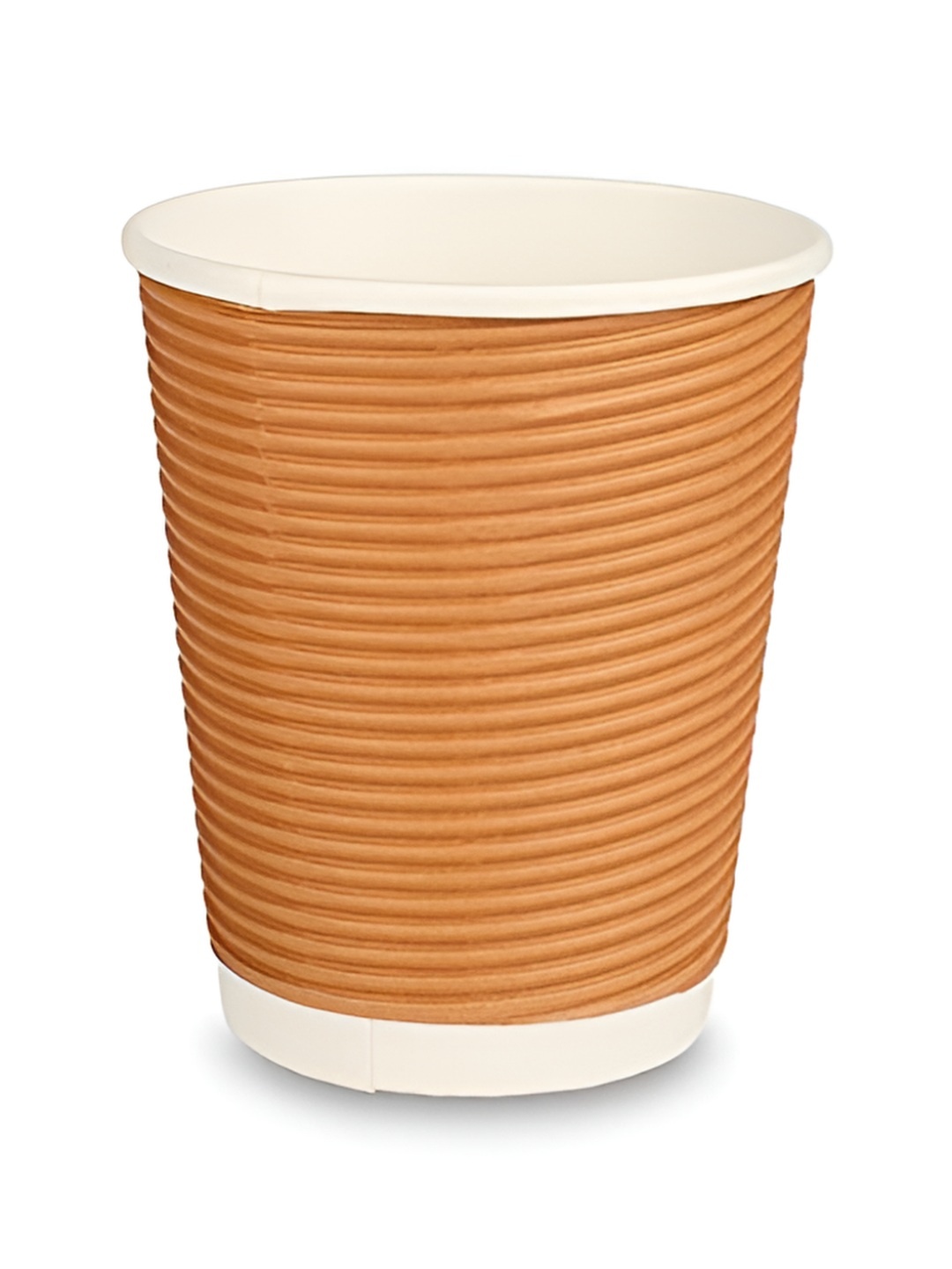 

e kysa Set Of 5 Paper Disposable Tea Cups, Brown