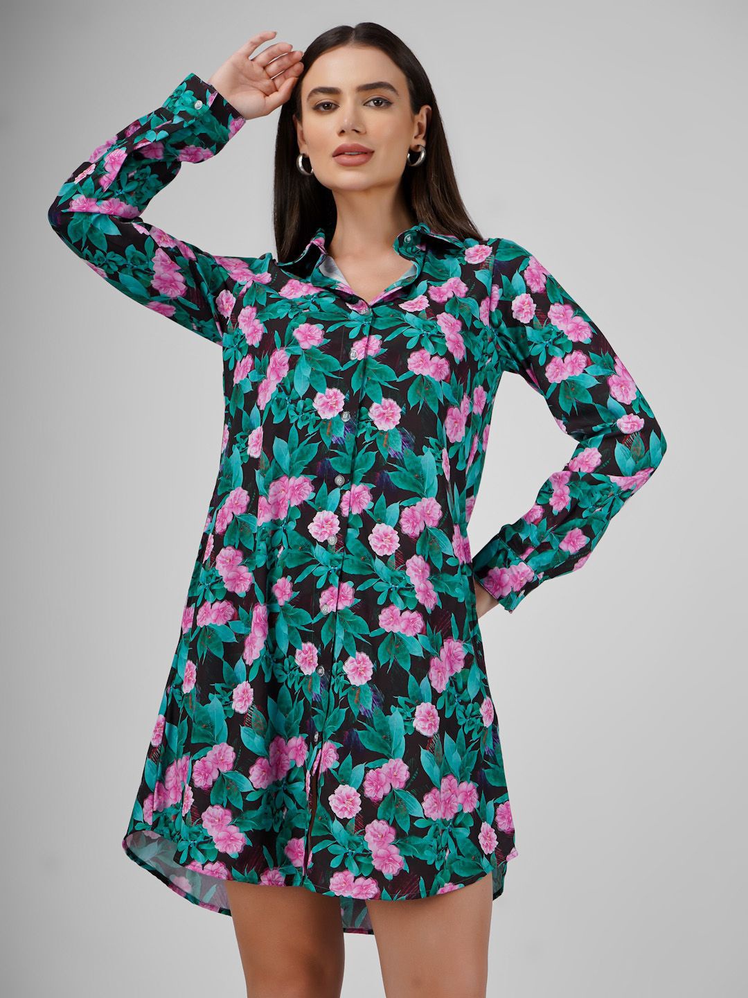 

Sukshat Floral A-Line Mini Dress, Multi