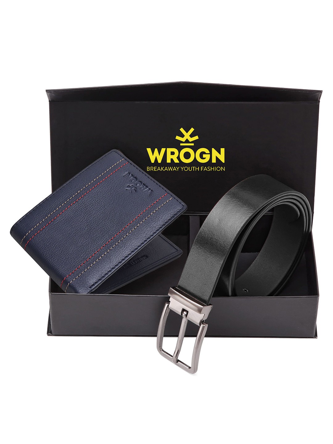 

WROGN Men Accessory Gift Set of, Blue