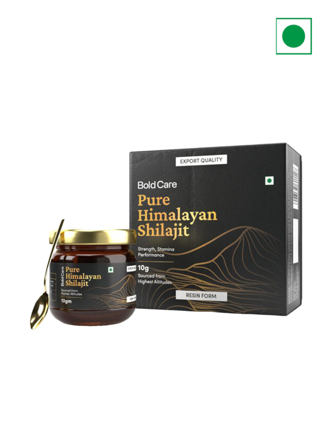 

Bold Care Himalayan Shilajit Resin for Men - 10g, Black