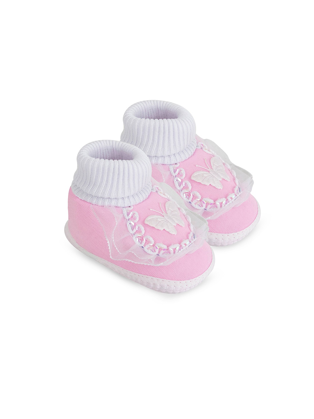 

BAESD Unisex Kids Cotton Booties, Pink