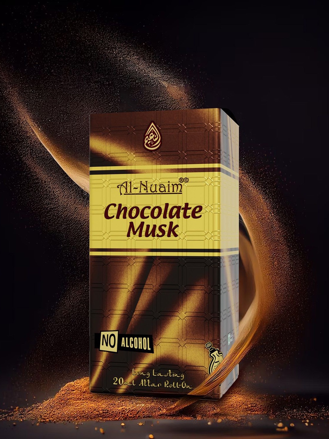 

Al-Nuaim Chocolate Musk Long Lasting Attar - 20 ml, Brown