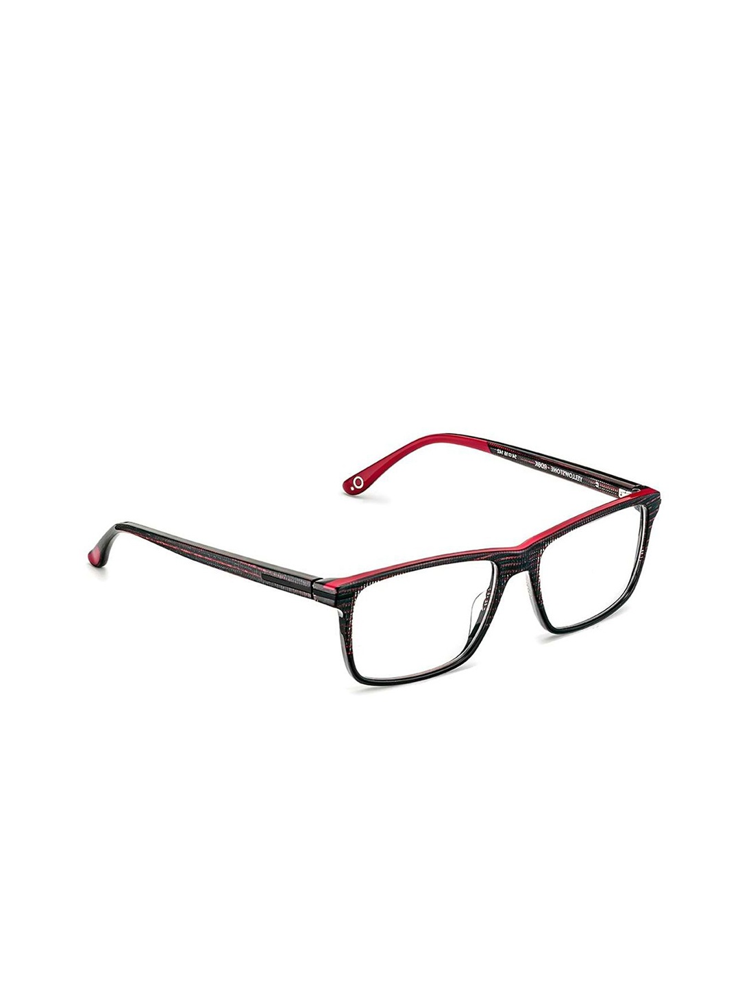 

Etnia Barcelona Men Full Rim Rectangle Frames, Red