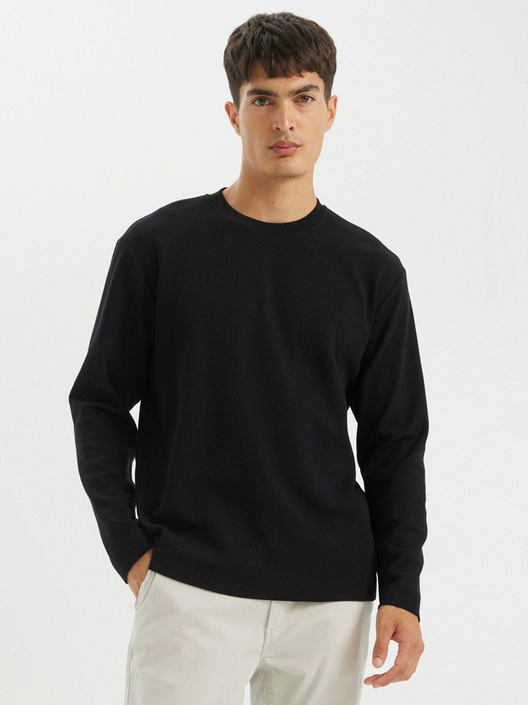 

DeFacto Men Applique T-shirt, Na
