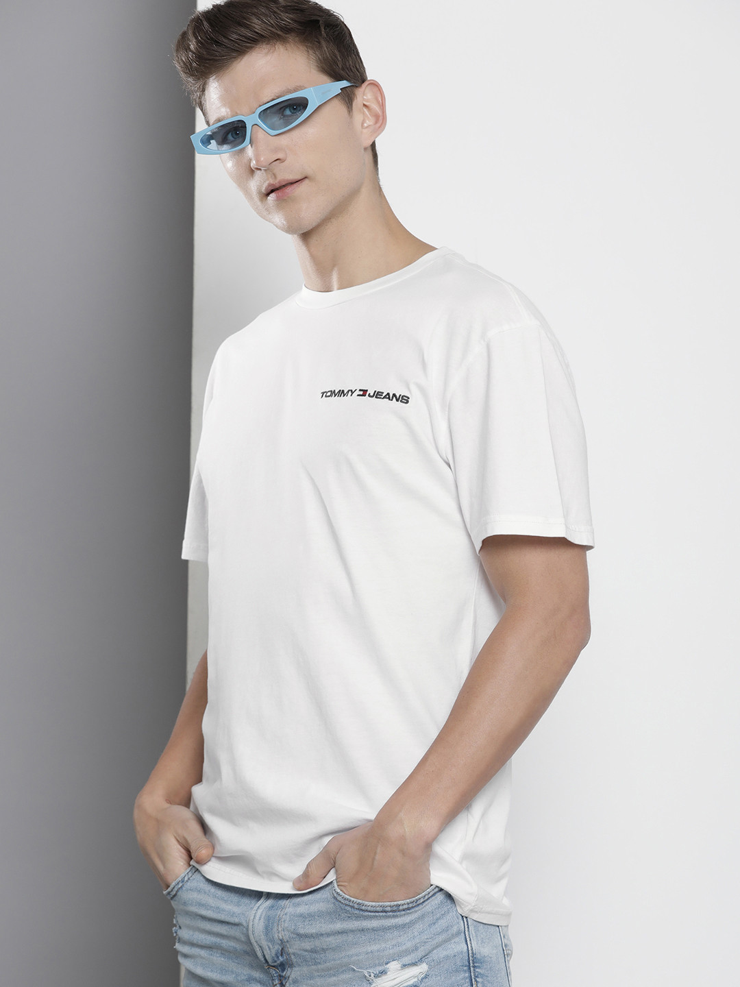 

Tommy Hilfiger Pure Cotton Regular Fit Casual T-shirt, White