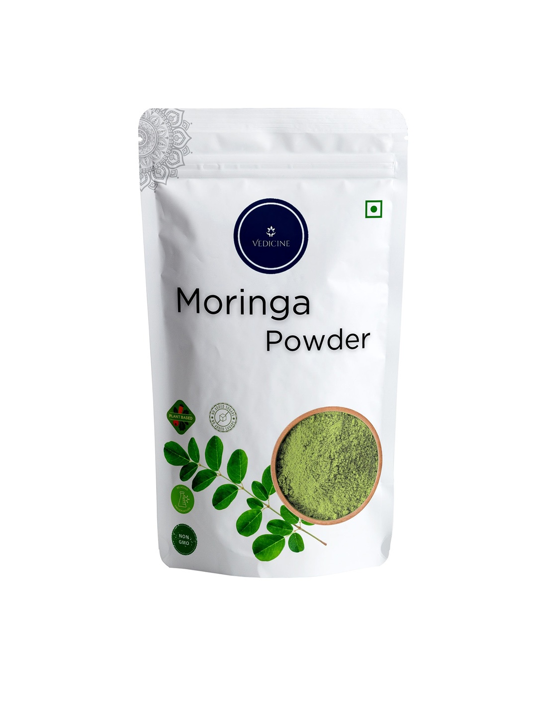 

VEDICINE Pure Moringa Leaf Powder - 100g, Green