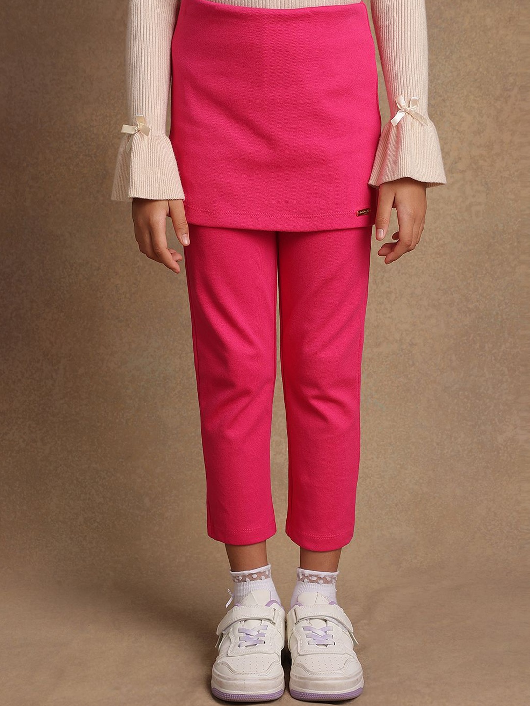 

One Friday Skirt With attached Jeggings, Pink