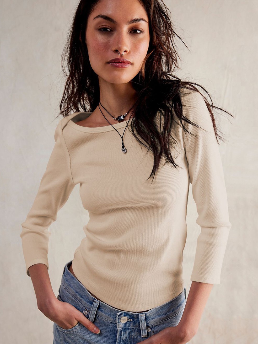 

HERE&NOW Top, Beige