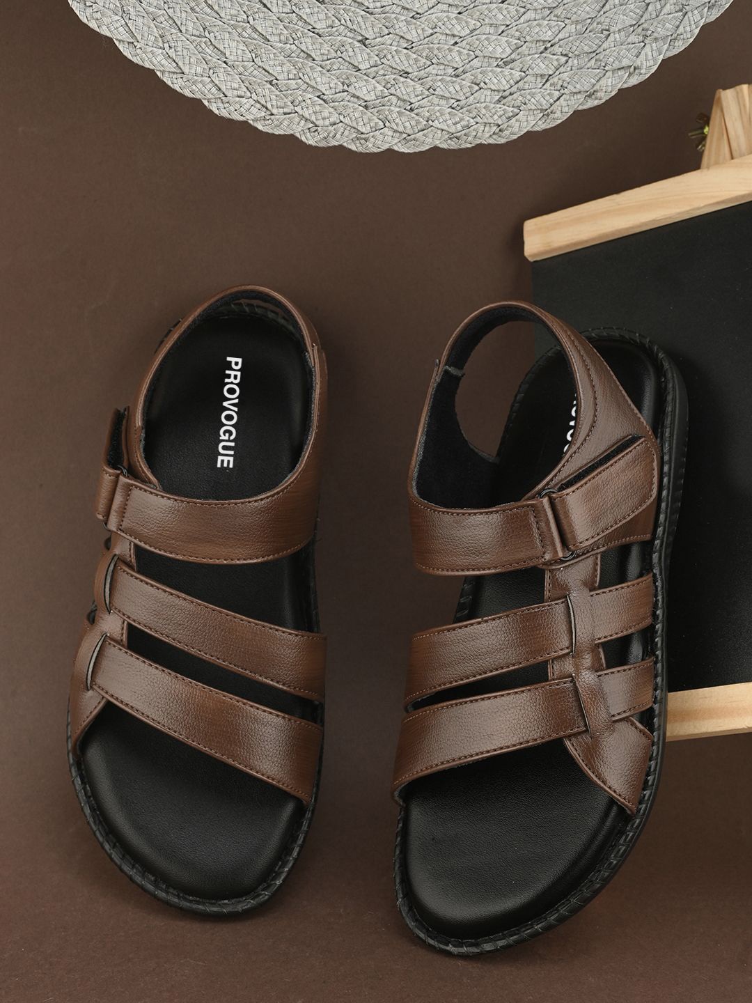 

Provogue Men Comfort Sandals, Brown