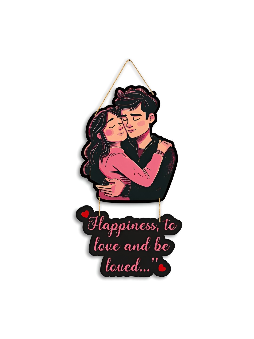 

CLAWCRAFTS Black & Nude Quotes Modern Printed Wooden Wall Hangings