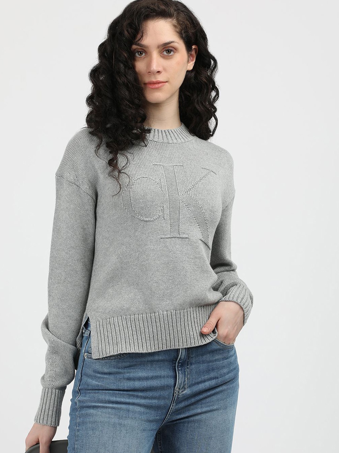 

Calvin Klein Jeans Women Pullover, Grey