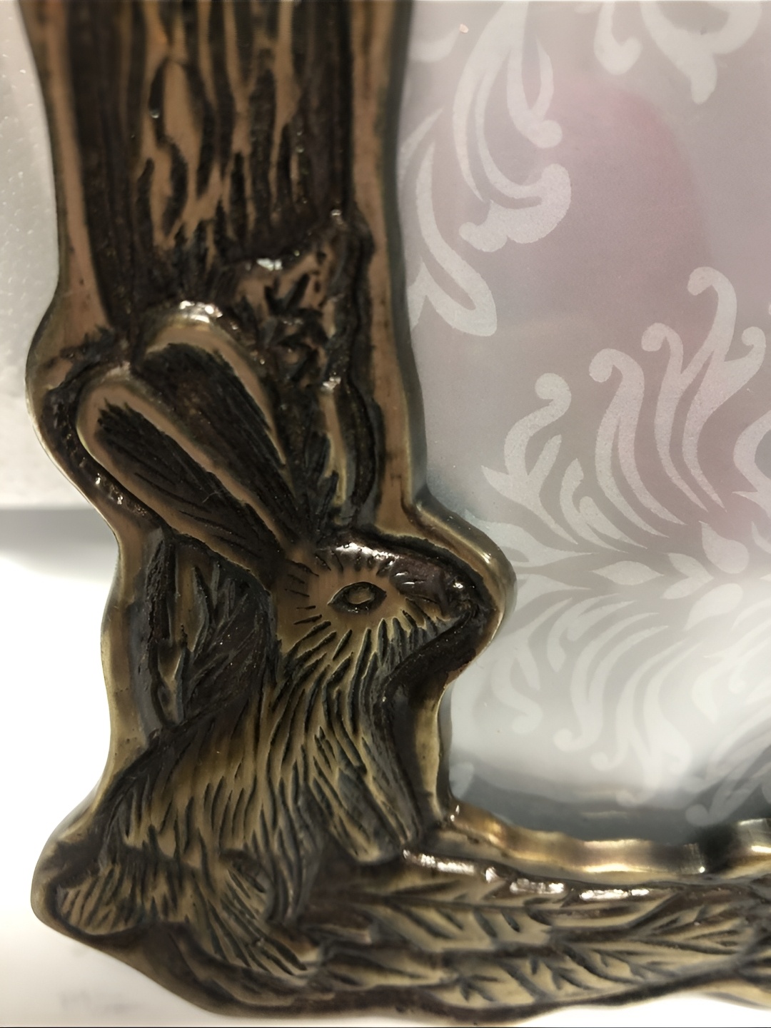 

House of Sajja Brown Metal Table Photo Frames