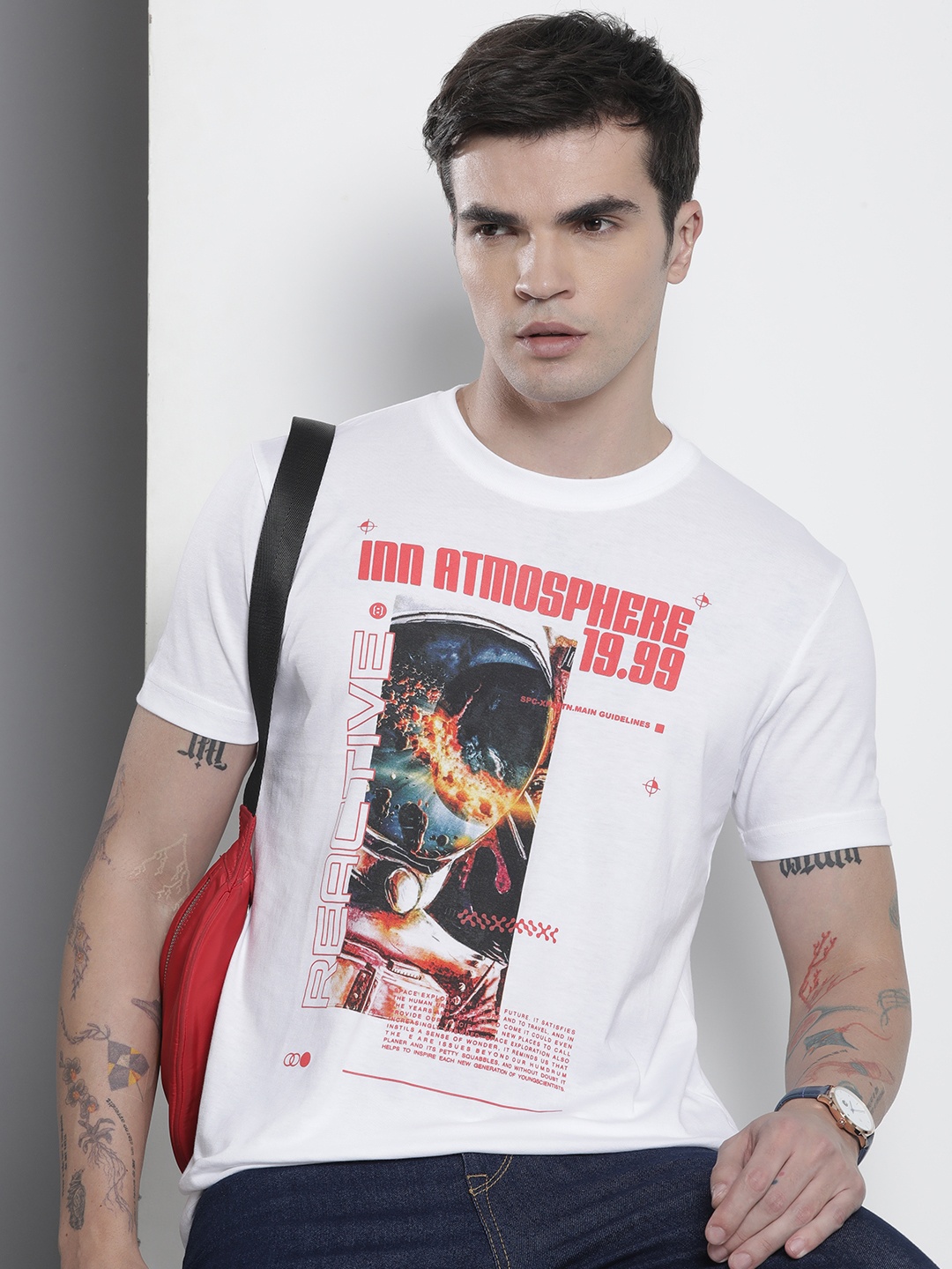 

The Indian Garage Co Printed T-shirt, White