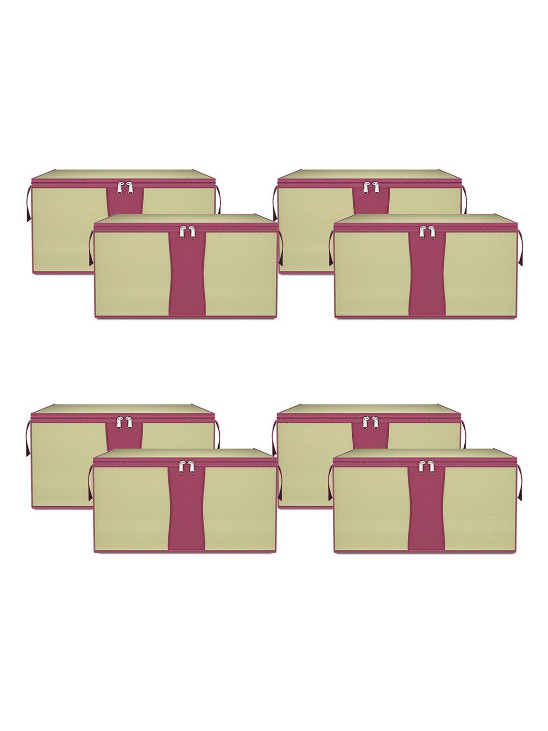 

Kuber Industries Beige Set of 8 Regular Drawer Organisers
