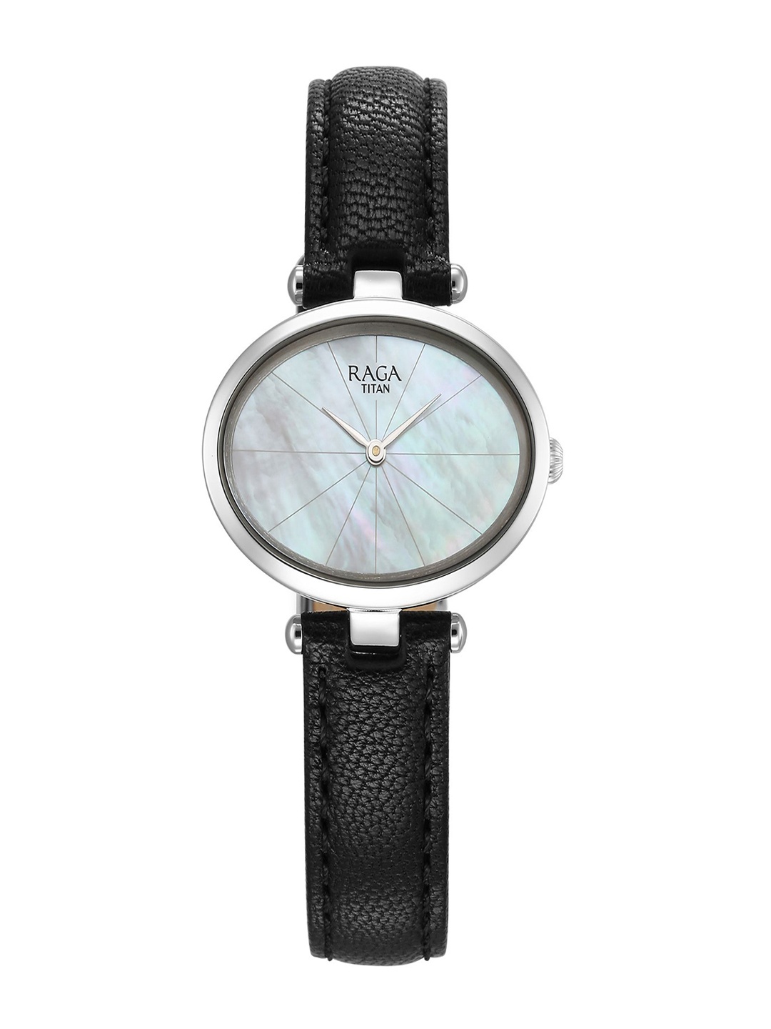 

Titan Women Dial & Leather Straps Analogue Watch 95294VL01, White
