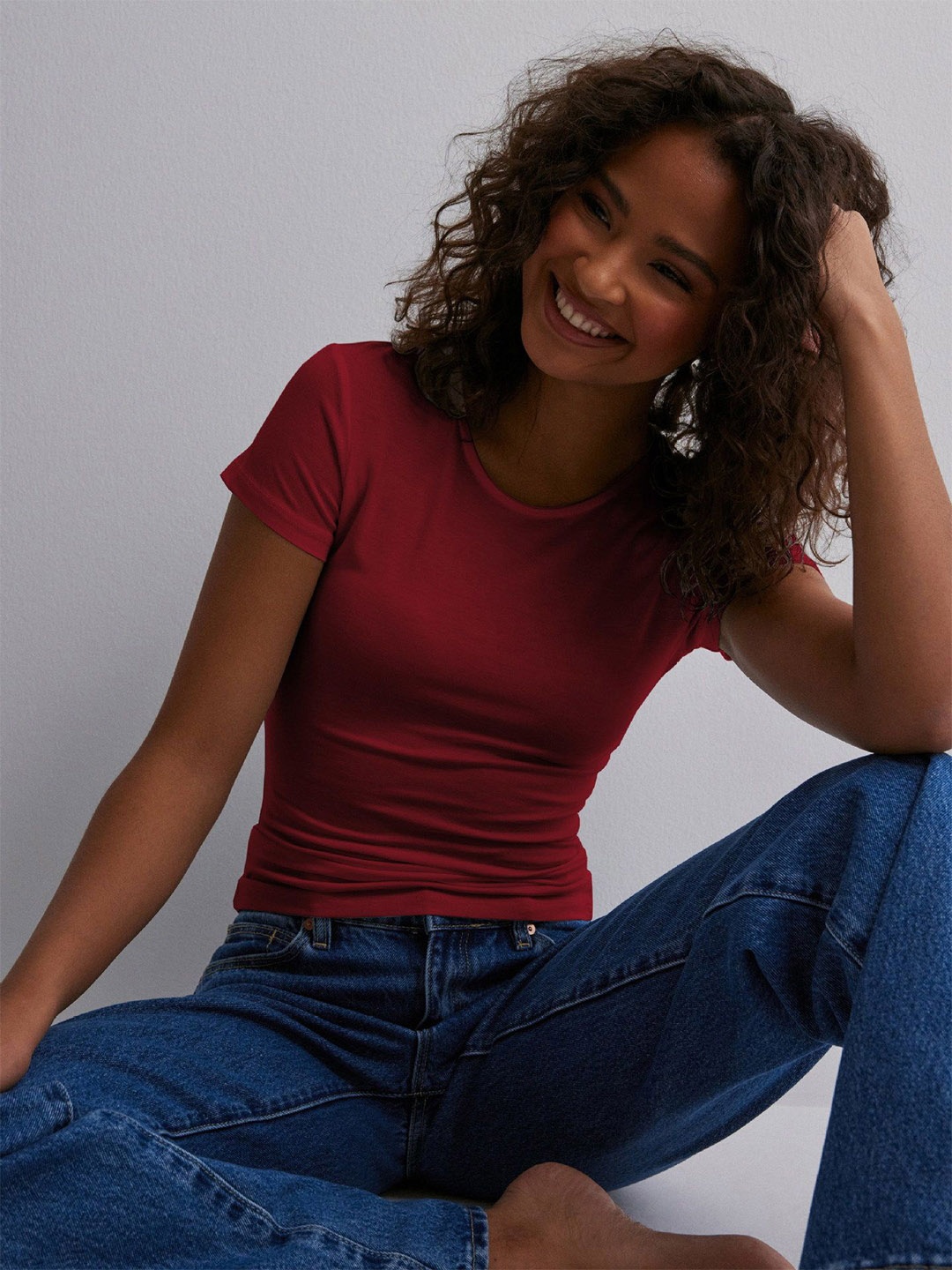 

HERE&NOW Top, Red