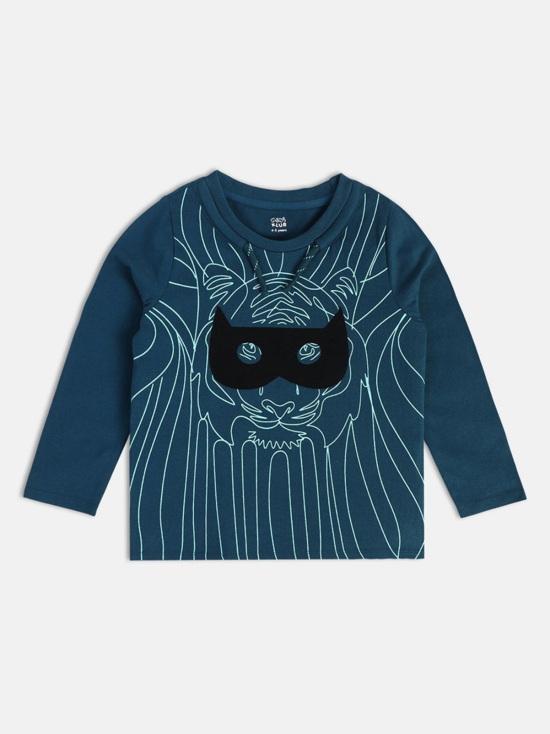 

MINI KLUB Boys Graphic Printed Round Neck Cotton T-Shirt, Blue