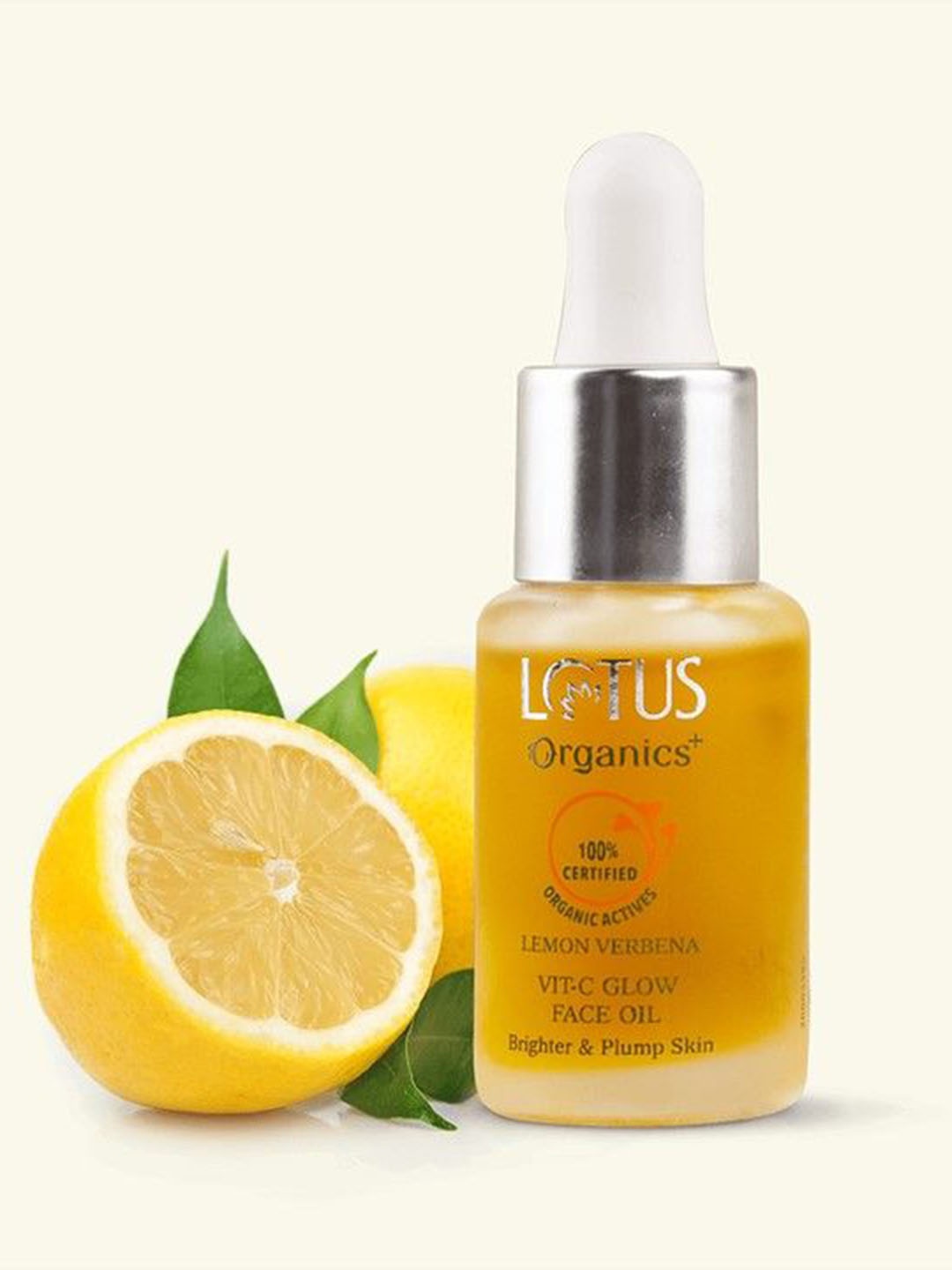 

Lotus Organics+ Vitamin - C Glow Face Oil - Lemon Verbena - 15 ml, Yellow