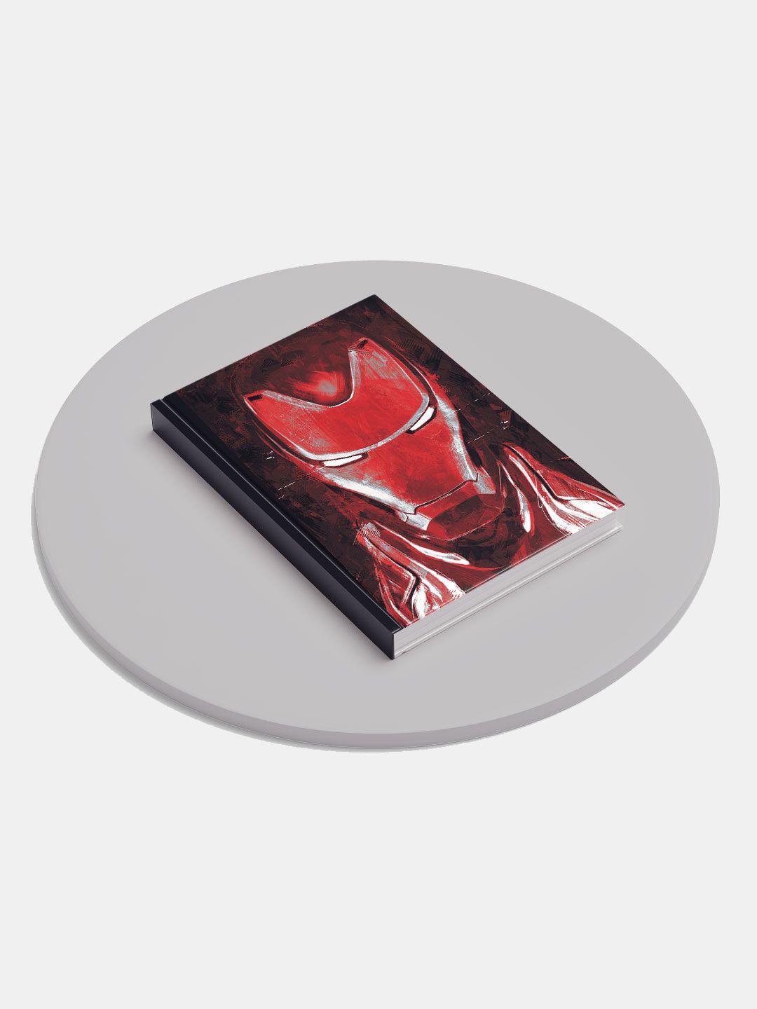 

macmerise Red & Black Charcoal Art Iron Man Printed A5 Ruled Notebook