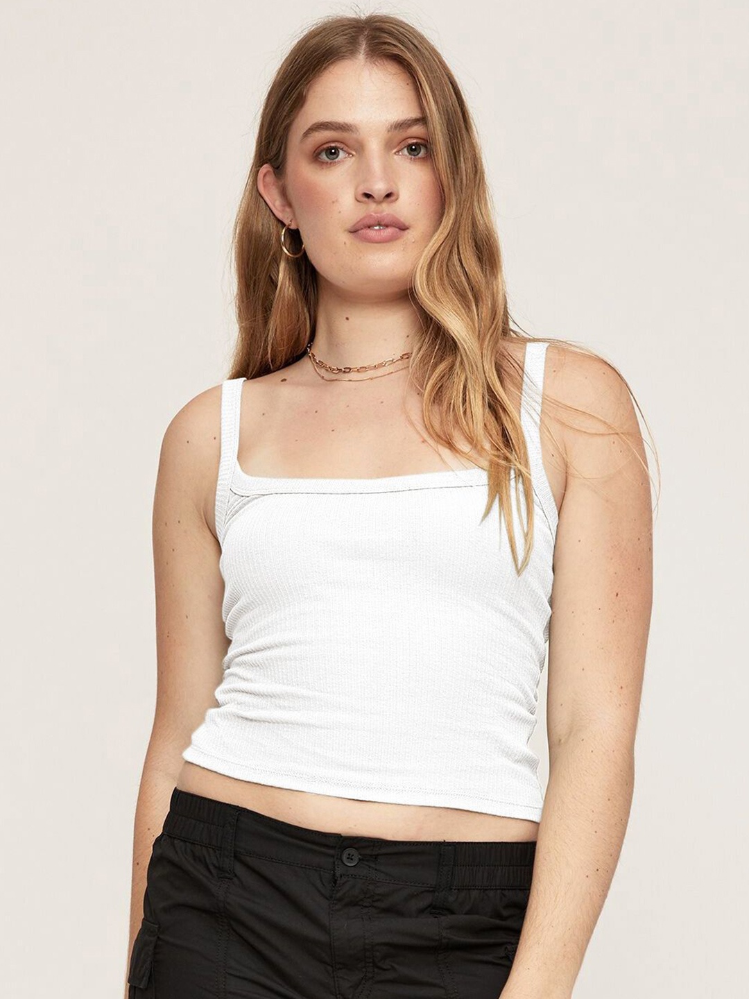 

HERE&NOW Crop Top, White