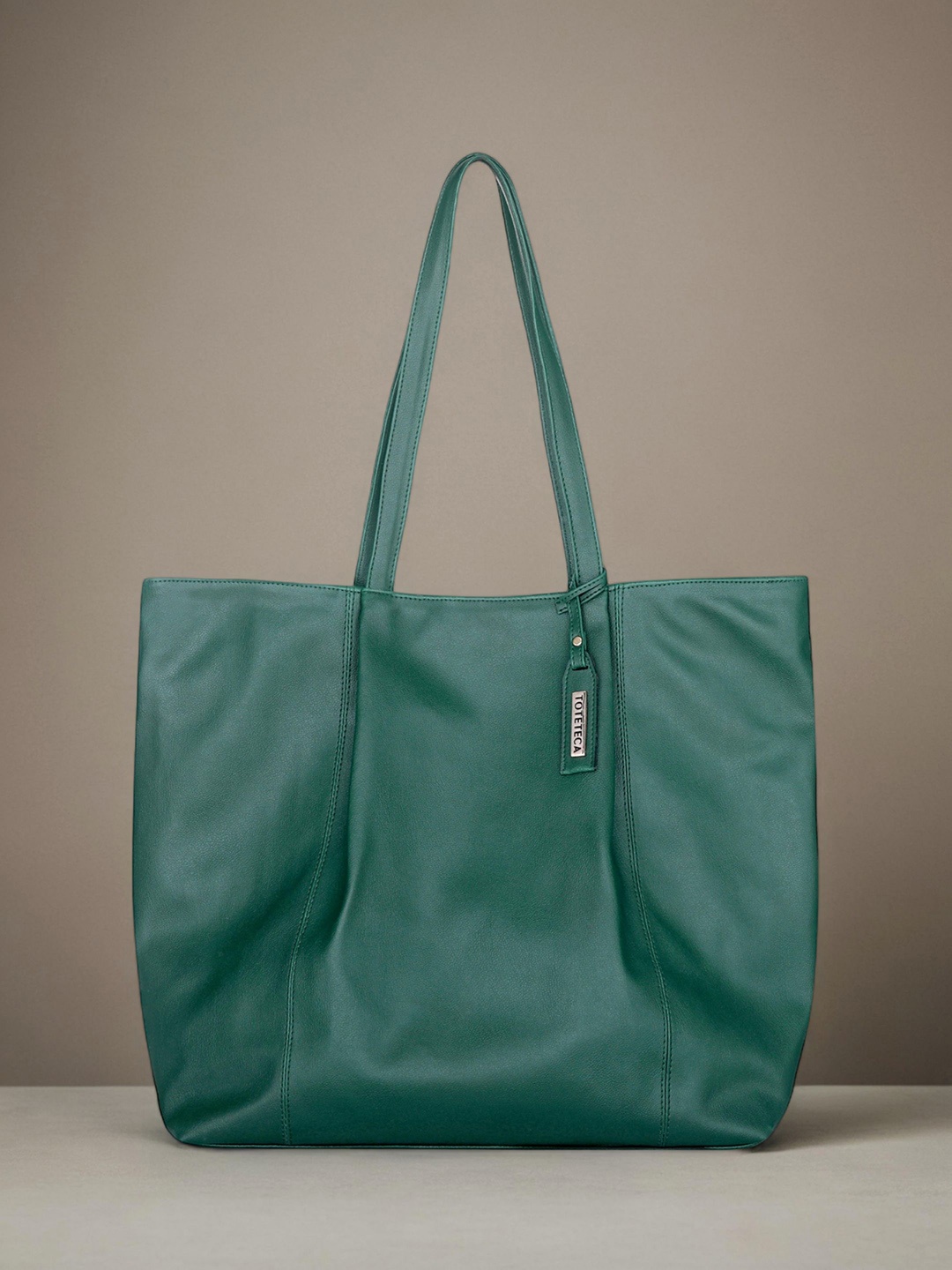 

Toteteca PU Shopper Shoulder Bag with Tasselled, Green