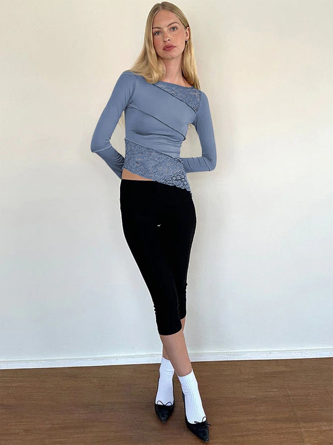 

HERE&NOW Crop Top, Grey