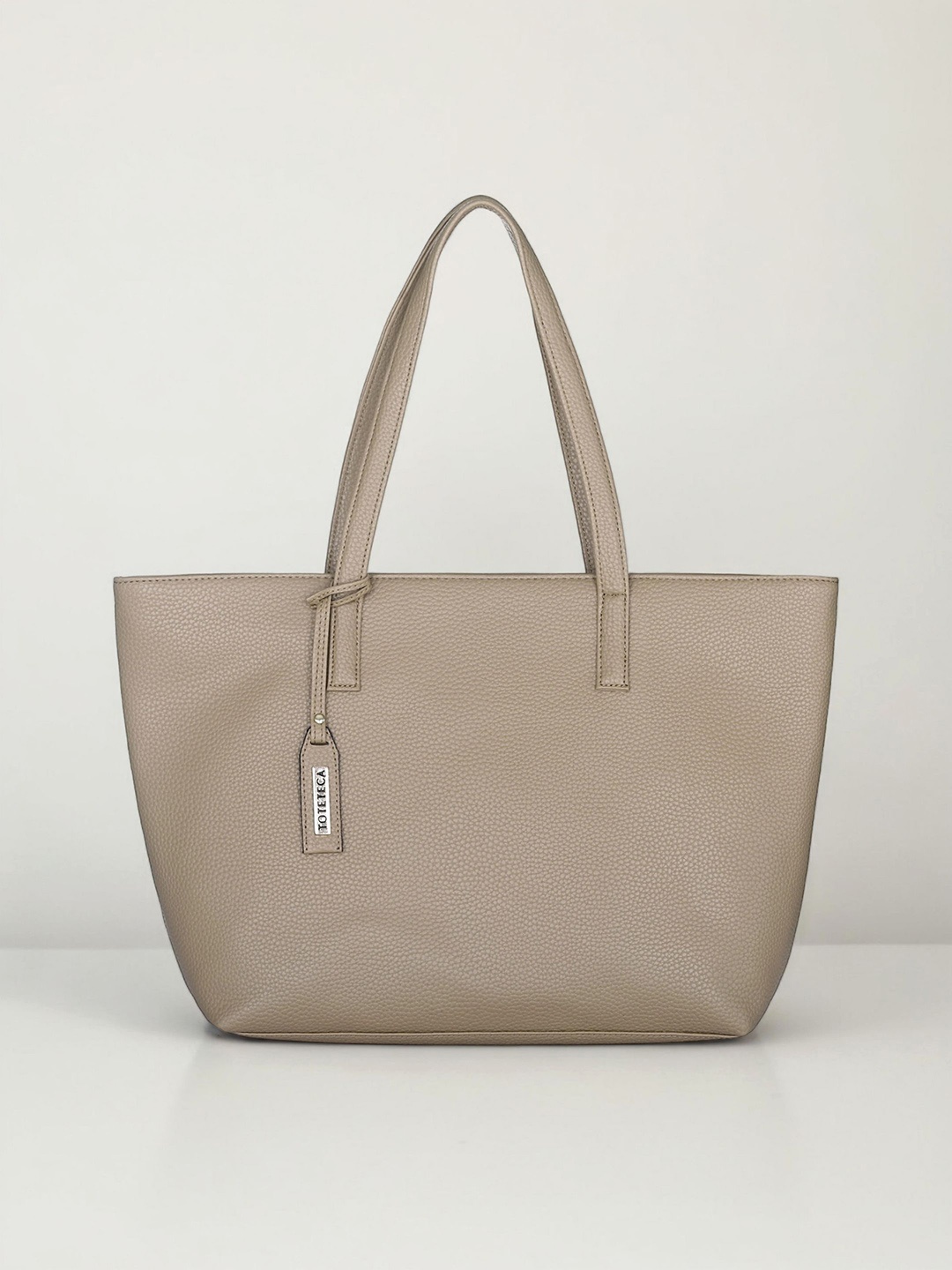 

Toteteca PU Structured Shoulder Bag with Tasselled, Tan