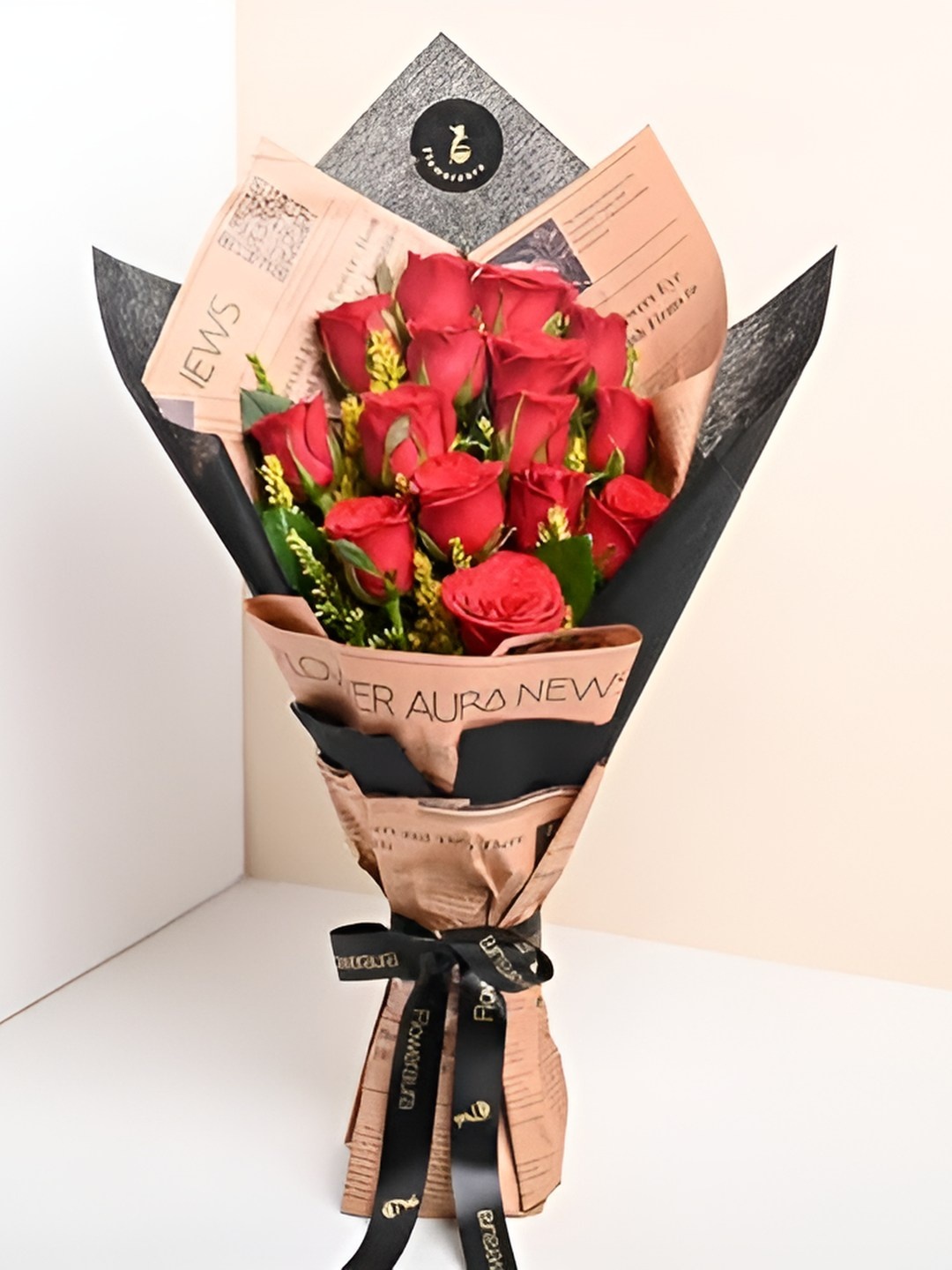 

Floweraura Red 20 Pieces Roses Fresh Flowers Bouquet